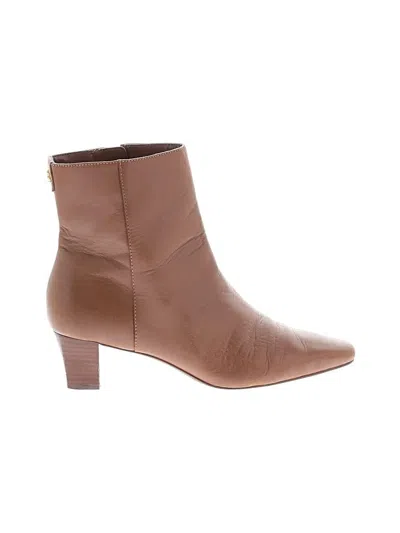 Pre-owned Polo Ralph Lauren Ankle Boots In Tan