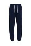 Polo Ralph Lauren Ankle-length Athletic Pants With Tapered Cuffs In Blue