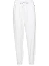 Polo Ralph Lauren Ankle-length Relaxed-fit Athletic Pants In White