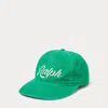 Polo Ralph Lauren Appliquéd Twill Ball Cap In Green