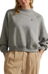 Polo Ralph Lauren Crew Neck Knit Sweater In Gray