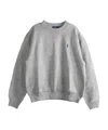Polo Ralph Lauren Arctic Fleece Knit Long Sleeve Crew Neck Sweatshirt In Gray