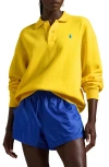 Polo Ralph Lauren Arctic Fleece Polo Sweatshirt In Lemon Crush
