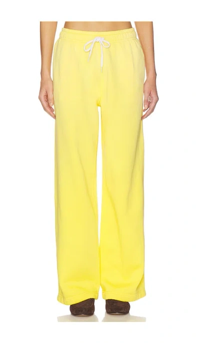 Polo Ralph Lauren Arctic Fleece Sweatpant In Yellow