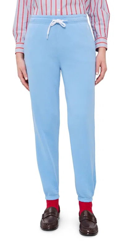 Polo Ralph Lauren Arctic Knit Ankle Jogger Pants Chatham Blue