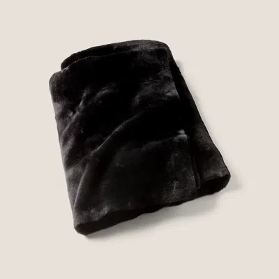 Polo Ralph Lauren Arden Throw Blanket In Black