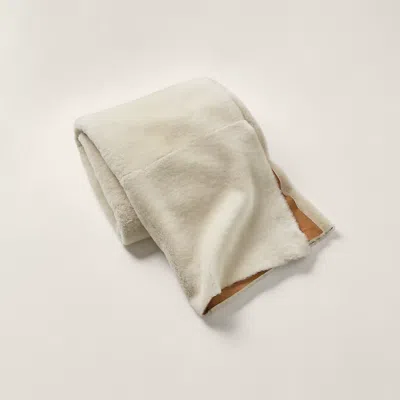Polo Ralph Lauren Arden Throw Blanket In Saddle/cream