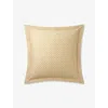 Polo Ralph Lauren Argyle Coastal Quilted Square Cotton Pillowcase 65cm X 65cm In Coastal