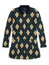 Polo Ralph Lauren Argyle-pattern Pleated Skirt Set In Black