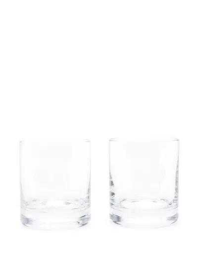 Polo Ralph Lauren Ashby Whiskey Glasses Gift Set (9.5cm X 8.3cm) In White