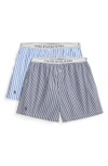 Polo Ralph Lauren Assorted 2-pack Cotton Boxer Pajama Shorts In Blue