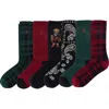 Polo Ralph Lauren Assorted 2-pack Holiday Bears Crew Socks In Brown
