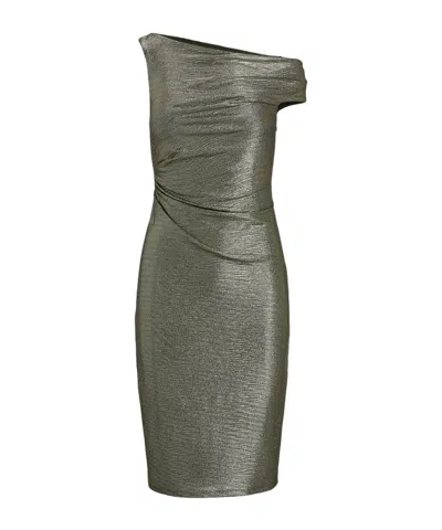 Polo Ralph Lauren Asymmetrical Dress In Green