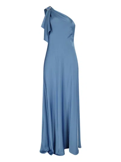 Polo Ralph Lauren Asymmetrical Maxi Dress - Blue