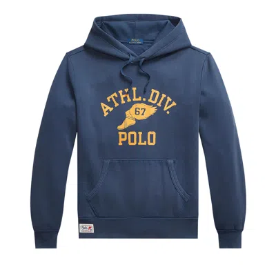 Pre-owned Polo Ralph Lauren Athletic Division Hoodie 'rustic Navy' | Blue | Men's Size L