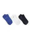 Polo Ralph Lauren Athletic Socks, Pack Of 3 In Royal