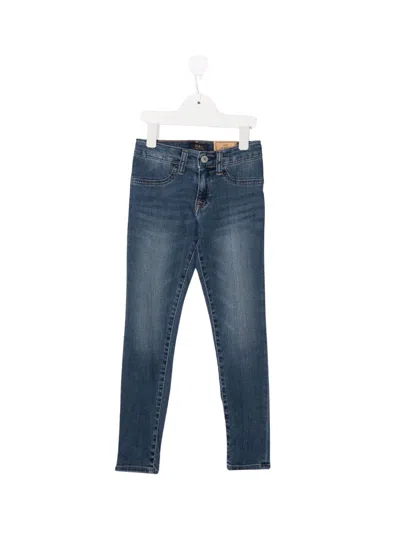 Polo Ralph Lauren Kids' Aubrie Leggings Bottoms Denim In Blue