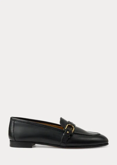 Polo Ralph Lauren Audrey Welington Calfskin Loafer In Rl Gold