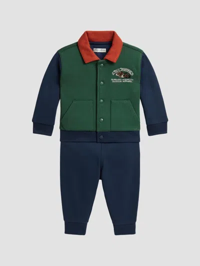 Polo Ralph Lauren Baby Boy's 2-piece Jacket & Joggers Set In Blue