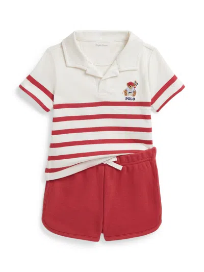 Polo Ralph Lauren Baby Boy's 2-piece Nautical Polo Shirt & Shorts Set In Multi
