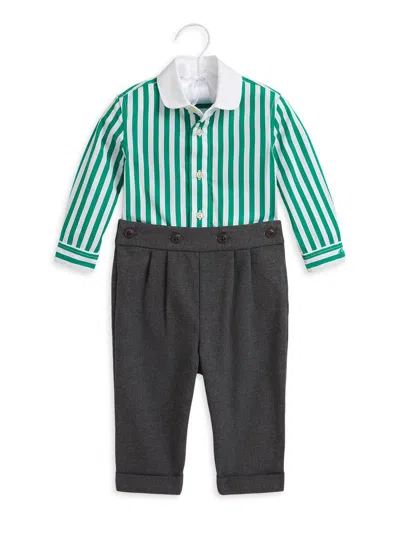 Polo Ralph Lauren Baby Boy's 2-piece Shirt & Pants Set In Green