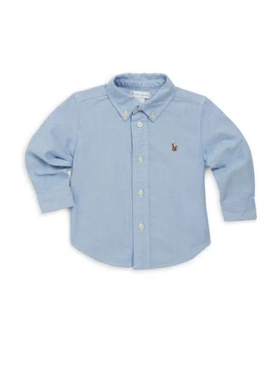 Polo Ralph Lauren Baby Boy's Cotton Oxford Sportshirt In Blue
