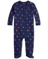 Polo Ralph Lauren Baby Boys Alphabet-print Coveralls In Blue
