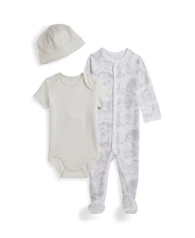 Polo Ralph Lauren Baby Boys And Girls Toile Cotton 3-piece Gift Set In White