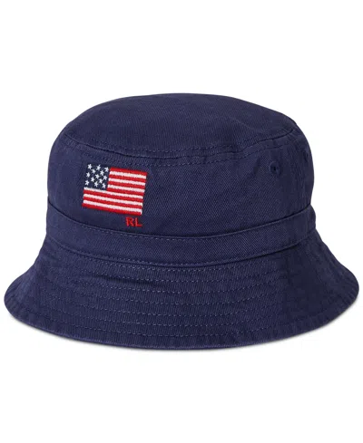 Polo Ralph Lauren Baby Boys Cotton Embroidered Flag Bucket Hat