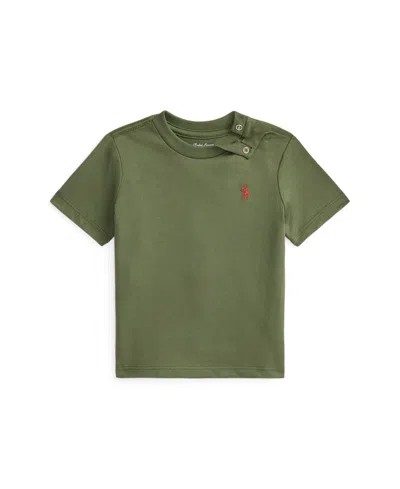 Polo Ralph Lauren Baby Boys Cotton Embroidered Pony T-shirt In Green