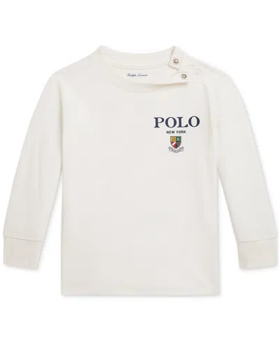 Polo Ralph Lauren Baby Boys Cotton Jersey Tee In White