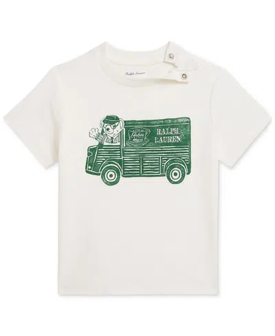 Polo Ralph Lauren Baby Boys Cotton Jersey Tee In White