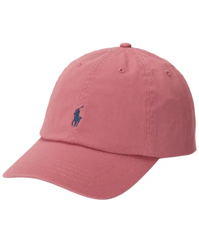 Polo Ralph Lauren Baby Boys' Cotton Twill Ball Cap In Pink