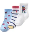 Polo Ralph Lauren Crab-motif Crew Sock 3-pack In White