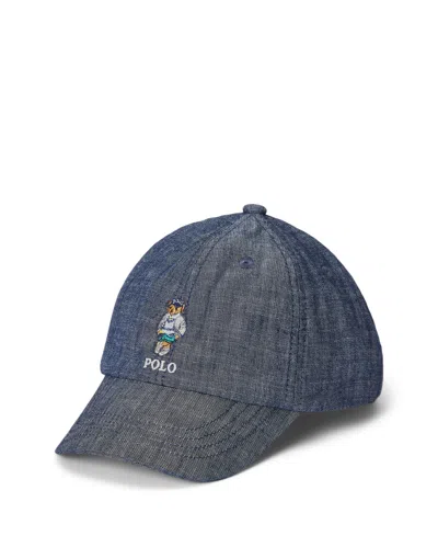 Polo Ralph Lauren Baby Boys Polo Bear Ball Cap In Blue