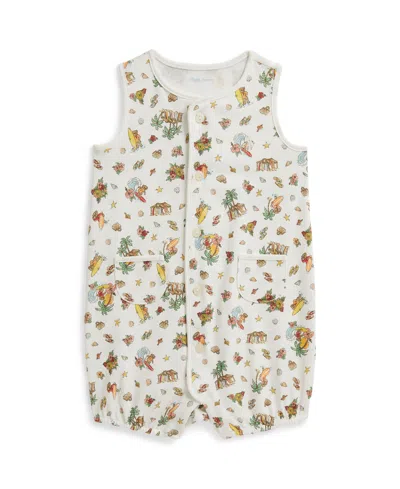 Polo Ralph Lauren Baby Boys' Polo Bear Crewneck Bubble Shortall In White