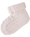 Polo Ralph Lauren Baby Cable-knit Bootie Socks In Pink