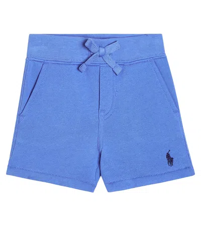 Polo Ralph Lauren Baby Cotton-blend Shorts In Blue