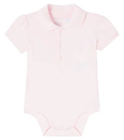 Polo Ralph Lauren Baby Cotton Bodysuit In Pink