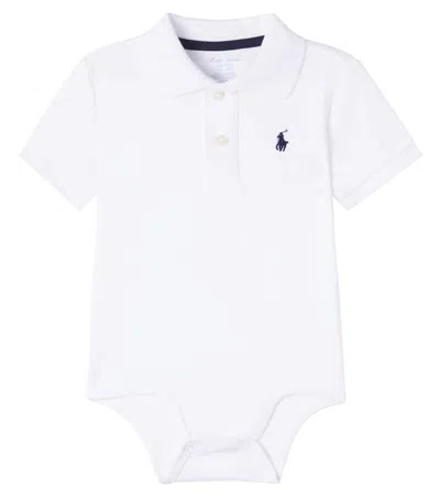 Polo Ralph Lauren Baby Cotton Bodysuit In White