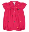 Polo Ralph Lauren Baby Cotton Playsuit In Pink