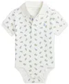Polo Ralph Lauren Baby Cotton Printed Bodysuit In Multi