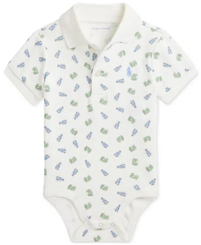 Polo Ralph Lauren Baby Cotton Printed Bodysuit In Multi