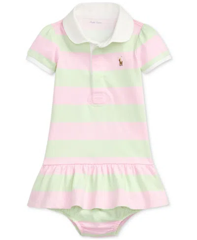 POLO RALPH LAUREN BABY COTTON RUGBY DRESS