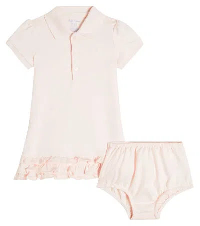 Polo Ralph Lauren Baby Cupcake Cotton Dress In Pink