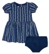 Polo Ralph Lauren Baby Floral Dress And Bloomers Set In Juliet Floral Stripe