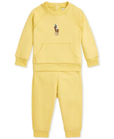 POLO RALPH LAUREN BABY FRENCH TERRY SWEATSHIRT & PANT SET