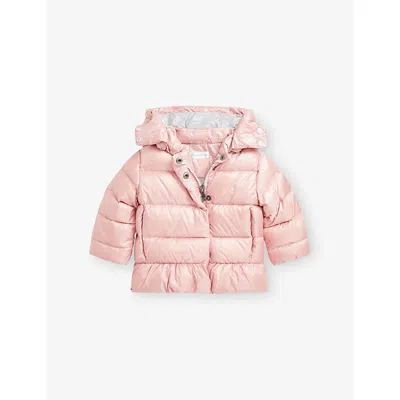 Polo Ralph Lauren Ink Baby Girl Drew Puffer Down Jacke In Gold