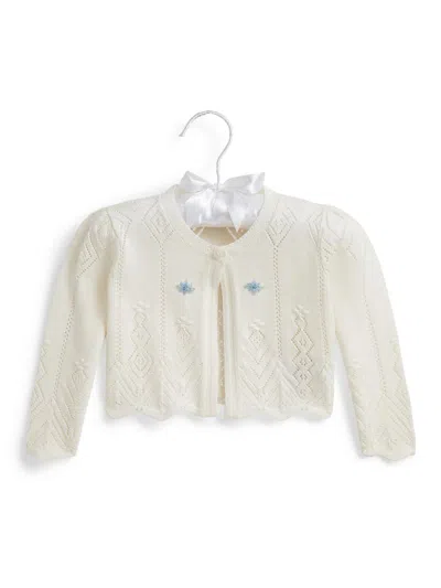 Polo Ralph Lauren Baby Girl's Pointelle-knit Cardigan In White