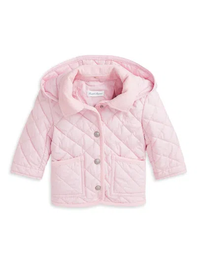 Polo Ralph Lauren Baby Girl's Quilted Hooded Jacket In Pink